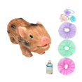 thumbnail image 2 of Pequeño cerdo Reborn de juguete, muñeco de cerdo de silicona, juguete sensorial, minicerdito de juguete, lindo muñeco de Animal, juguete para adorno, Estilo E, 2 of 10
