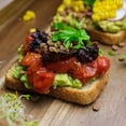 thumbnail image 3 of Lentil Telepathy Crunchy BBQ Topper - Air-Toasted Without Oil, Add to Salads, Soups, & Your Favorite Meals, 100 Calories, 7g Protein, Plant-Based (1x4ozLentilTelepathyBBQCrunchyToastedToppers), 3 of 9