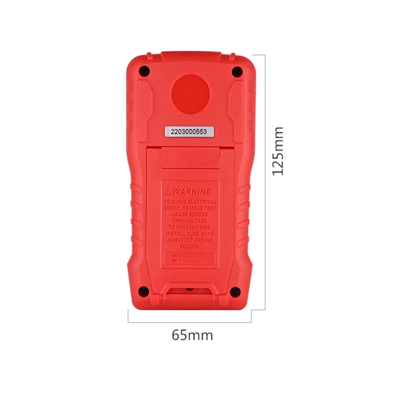 Portable ABS Multimeter For Technicians And Hobbyists Measuring Current And Resistance