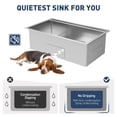 thumbnail image 3 of EDTara Undermount Kitchen Sink Features Premium Stainless Steel, Workstation Accessories Like Bottom Grid, Cutting Board, Strainer, and Drying Rack Included, 3 of 7