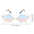thumbnail image 3 of 1 par de gafas de fiesta en la nube, gafas de sol con estilo, gafas de sol para mujer, 3 of 6