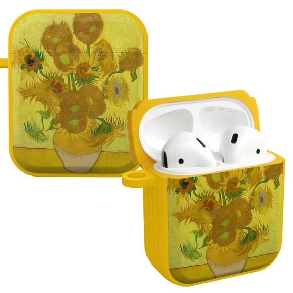Fine Art HDX Case Cover for Apple AirPods Gen 1 & 2 (Sunflowers) by Affinity Bands