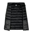 thumbnail image 3 of Little Donkey Andy Men's Lightweight Warm Puffer Vest Thermal Golf Sleeveless Jacket for Outdoor Hiking Travel Casual Jet Black M, 3 of 7