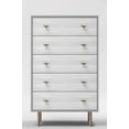 thumbnail image 3 of Pemberly Row Wood Small 4 Drawer Accent Chest in Natural Gray, 3 of 7