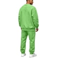 thumbnail image 4 of HAJWOH Sweatsuits for Mens Long Sleeve Crewneck Sweatshirt and sweatpants Tracksuit for Spring and Fall, 4 of 5