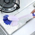 thumbnail image 5 of Outoloxit Dish Washing Brush with Handle Dish Brush Scrub Brush for Pans Pots Dishwashing and Cleaning Brushes, Blue, 5 of 8