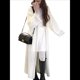 thumbnail image 3 of Suéteres Cárdigan Largos para Mujer, de Mohair, Abiertos Al Frente, de Punto Holgado y Holgado, Chaquetas de Abrigo de Moda para Otoño Lechoso un Tamaño, 3 of 10