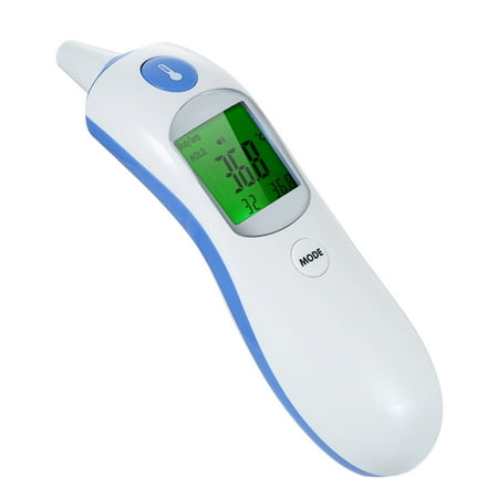Adult Children Digital IR Infrared Body Fever Thermometer Forehead and Ear (Best Body Thermometer App)