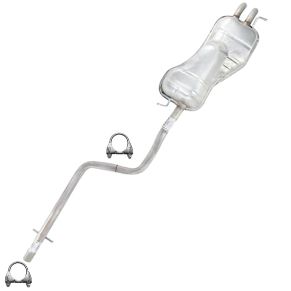 Northeastern Exhaust | Stainless Steel Exhaust Pipe & Rear Muffler Exhaust System Kit Fits 1999-2004 Volkswagen Jetta 1.9L TDI Sedan - Direct Fit