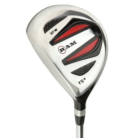 Left Handed Fairway Woods - Ram Golf SGS #3 Fairway Wood - Mens Left Hand - Headcover Included - Steel Shaft