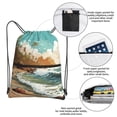 thumbnail image 3 of Xecao Coastal Palm Beach for Drawstring Bags,Pull String Backpack Bags,String Bag Sackpack, 3 of 6