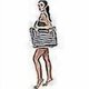 thumbnail image 2 of Beach Bag Lar, Xxl Shoulder Bag, Beach Bag For Travel, Beach, Swimming Pool, 2 of 2