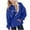 Blue, variant on Girls Oversized Hoodies Paw & Love Heart Printed Pullover Sweatshirts Clothes for Kids Valentines Day Gifts, Purple 14 Years