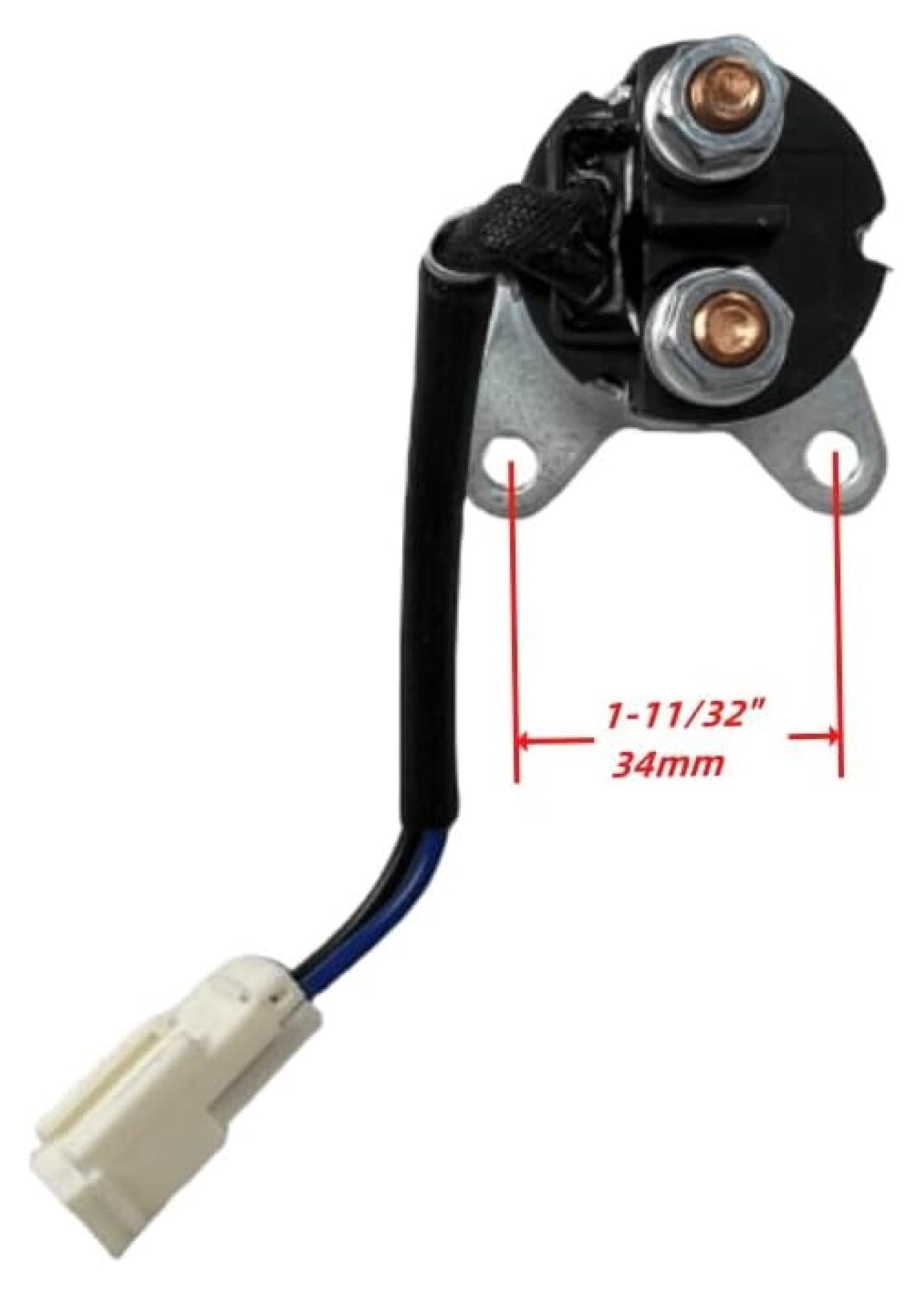 Engine Starter Solenoid & Bolts for Predator 5000-Watt Dual-Fuel Inverter Generator (Compatible with SKU 71367, 70143)