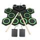 thumbnail image 3 of Tambor de entrenamiento eléctrico, batería de mesa, sonido estéreo, 12 almohadillas, máquina para principiantes a partir de 3 años Verde, 3 of 9