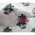 thumbnail image 4 of oneOone Viscose Chiffon Fabric Leaves & Floral Block Printed Craft Fabric BTY 42 Inch Wide, 4 of 4