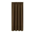thumbnail image 2 of Room Darkening Window Curtains for Bedroom, Thermal Insulated, Energy Saving Blackout Curtains (Brown), 2 of 4