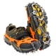 thumbnail image 1 of Crampones de montañismo antideslizantes para exteriores, 19 dientes, cubiertas para zapatos antideslizantes de acero inoxidable para hielo y nieve, fortalecen los suministros de escalada en hielo de, 1 of 5