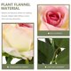 thumbnail image 5 of 5pcs flores artificiales simulación flores rosa para la decoración de la boda del hogar, 5 of 5