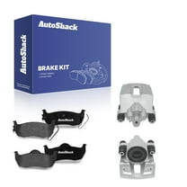AutoShack Rear Brake Calipers Premium Ceramic Brake Pads | Replacement for 2004-2011 Ford F-150 2006-2008 Lincoln Mark LT | 6-PC