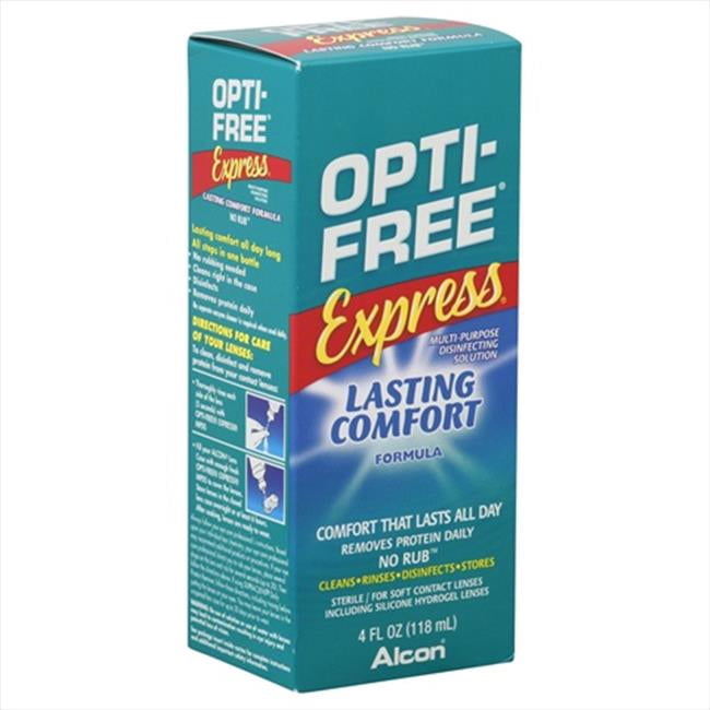 No Rub Contact Lens Solution, 4 Oz.