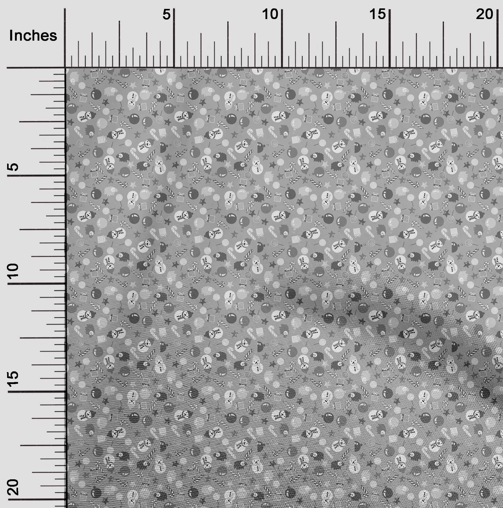 oneOone Silk Tabby Gray Fabric Christmas Quilting Supplies Print Sewing Fabric By The Yard 42 Inch Wide