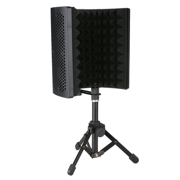 Acheter Bouclier d'isolation de Microphone d'enregistrement de Studio  professionnel à 5 ​​portes, filtre anti-Pop pliable, vent de Microphone