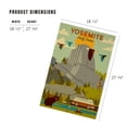 thumbnail image 5 of Lantern Press 1000 Piece Jigsaw Puzzle, Yosemite National Park, California, Half Dome, Geometric National Park Series, 5 of 5