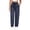 Navy, variant on Athletic Cargo Pant For Womens Liweisiy Drawstring Elastic Waisted Straight Leg Loose Pants Camping Outdoor Trousers With Zipper Pockets Navy S