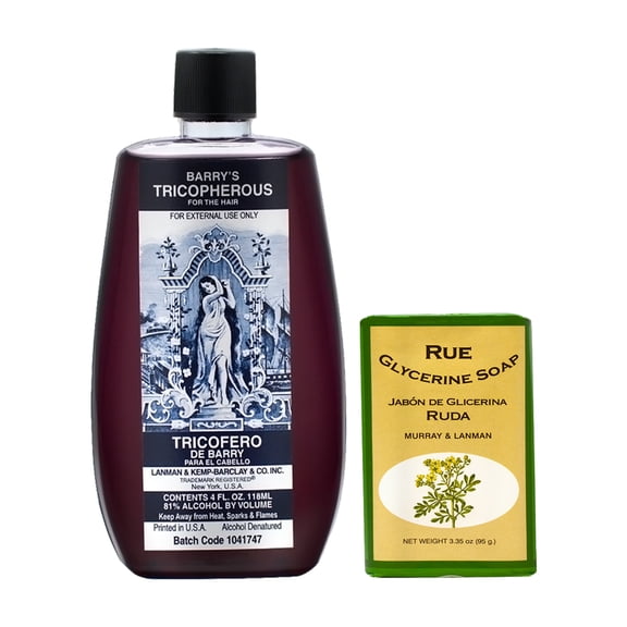 Lenman & Kemp Barry's Tricopherous (Black) 8oz   Ruda Soap 3.35oz