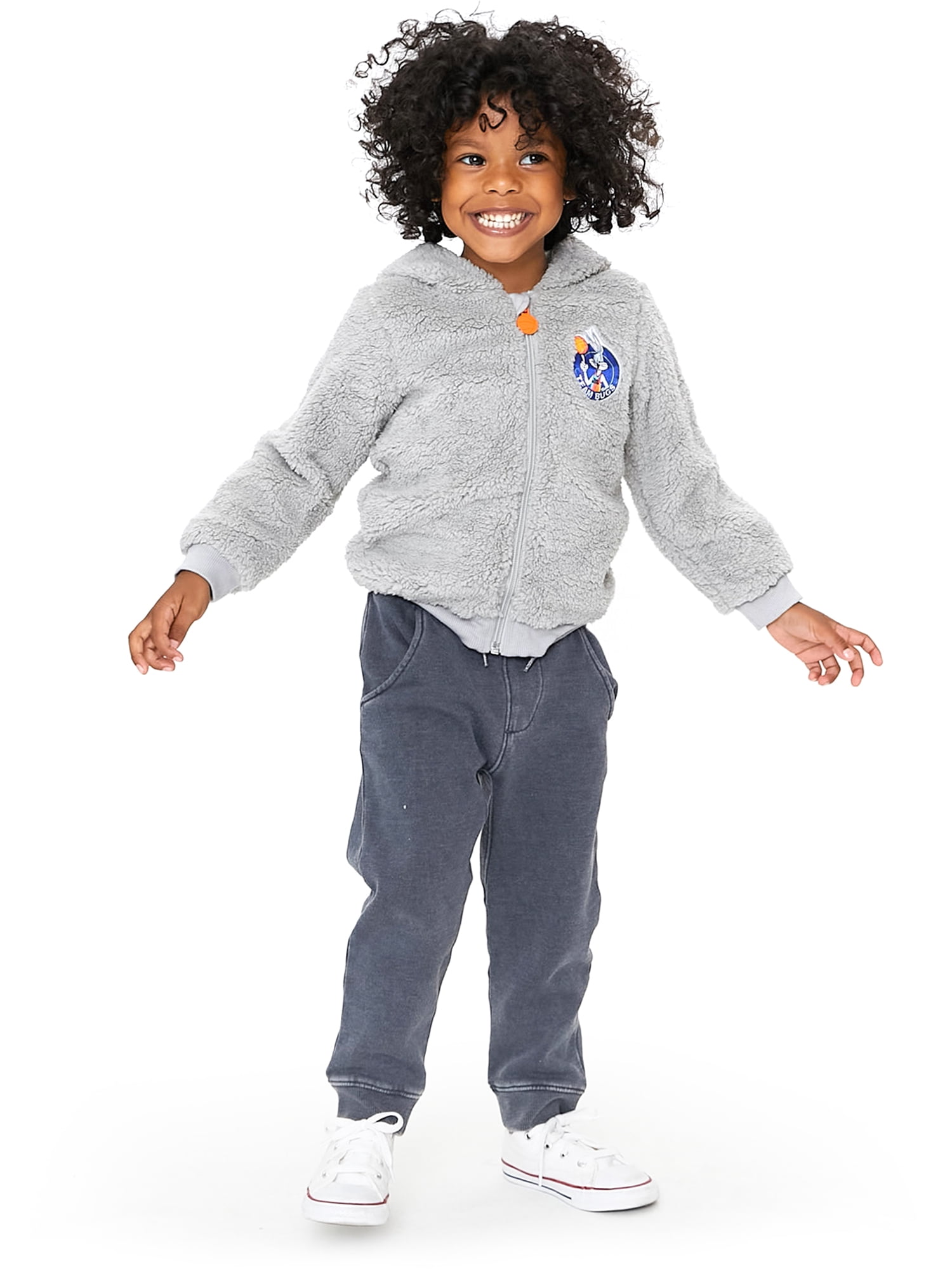 Space Jam Baby and Toddler Boy Sherpa Cosplay Hoodie, Sizes 12M-5T