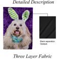 thumbnail image 4 of SKYSONIC Dog with Easter Bunny Ears Double-Sided Printed Garden House Sports Flag 28x40in Polyester Decorative Flags for Courtyard Garden Flowerpot, 4 of 7