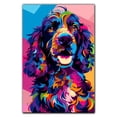 thumbnail image 2 of Irish Water Spaniel Poster Wall Art - Colorful Dog Canvas Wall Art For Living Room - Modern Art Wall Decor Ready To Hang, 2 of 5