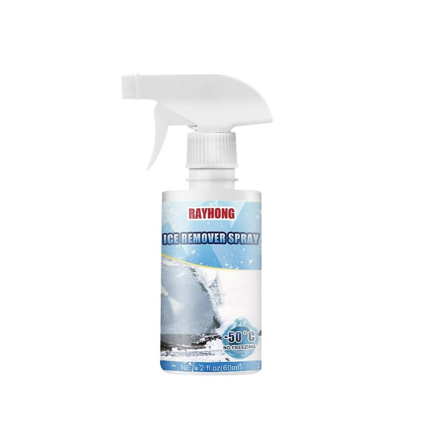 Ice-Off Windshield Spray 60ml Vehicle Mirror Frost Remover