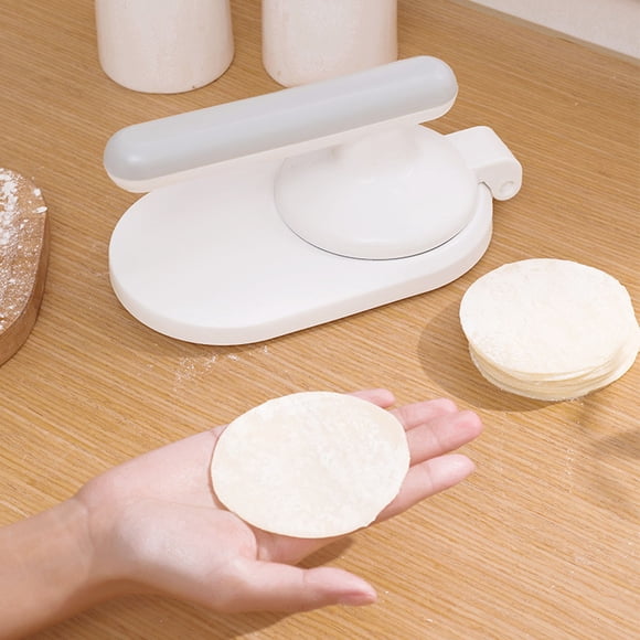 Press Dumplings Automatic Dumpling Press Tool Fast Pressure Dough Mold for Home Cooking(White,1Pcs) Rkxzt