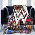 thumbnail image 4 of W-W-E Blanket, Super Soft Throw Blanket For Wrestling Fans, Cozy Flannel Blankets, Warm Blankets For Couch Sofa Bed, 80"X60", 4 of 8