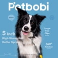 thumbnail image 3 of Petbobi 30ft Dog Tie Out Cable Chain for Dogs up to 120lbs Safety Steel Spring Reflective Vinyl-Covered PVC Large Dog Tether Runner Lead Leash for Outdoor Camping Ground, Blue, 3 of 6