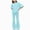 A30-Athletic Outfit Sets-Mint Green, variant on Caqnni 7-8 Years Teen Girls Tracksuit Short Sleeve Tops T Shirt And Flared Trousers Teenager 2 Piece Outfits Kids Sets For Teen Girls Running Tracksuit A30-Mint Green