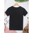 thumbnail image 3 of Camiseta de mujer con estampado de corazón, suave y cómoda, transpirable, de cuello redondo y manga corta. Ideal para adultos, hombres, mujeres, adolescentes y jóvenes., 3 of 7