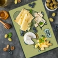 thumbnail image 5 of Cartoon Cutting Board, Caricature Style Bear Bees and Honey Saying Yum Comic Graphic Print, Decorative Tempered Glass Cutting and Serving Board, Large Size, Taupe Yellow, by Ambesonne, 5 of 5