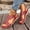 Red, variant on Eltusu Women's Flat Sandals, Open Toe Soft Bottom Ankle Strap Beach Summer Shoes Blue Size 5.5