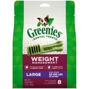 Greenies Weight Management Large Natural Dental Dog Chews, 12 oz. Pack (8 Count)