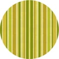 thumbnail image 1 of Ahgly Company Indoor Round Patterned Bold Yellow Area Rugs, 5' Round, 1 of 6