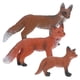 thumbnail image 2 of BRIGHTFUFU 3 piezas simulación animal salvaje figura realista juguetes divertidos Modelo Kids Animal Model Toys - 5x3cm (Fox), 2 of 7