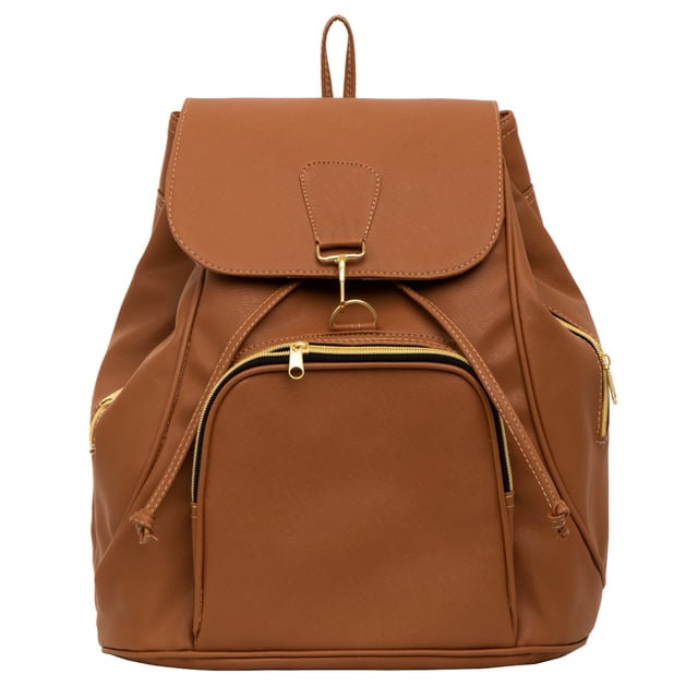 Mochila Para Dama FANA Jezabel Color Camel Precio Bajo Llévatela, M4045!!