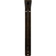 thumbnail image 3 of Ekena Millwork 1 1/2"W x 7 1/2"D x 10"H Legacy Wrought Iron Bracket, (Single center brace), Antiqued Brass, 3 of 8
