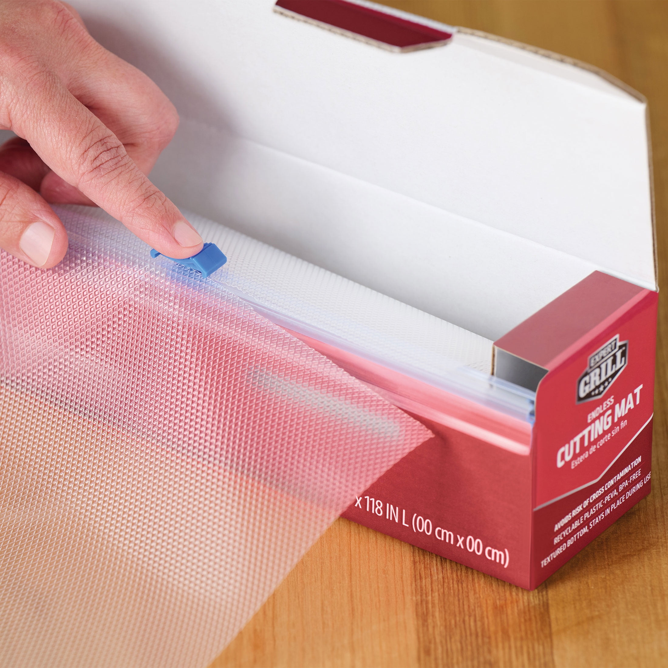 Expert Grill Disposable Plastic Cutting Board, 118 in L x 9.5 in W
