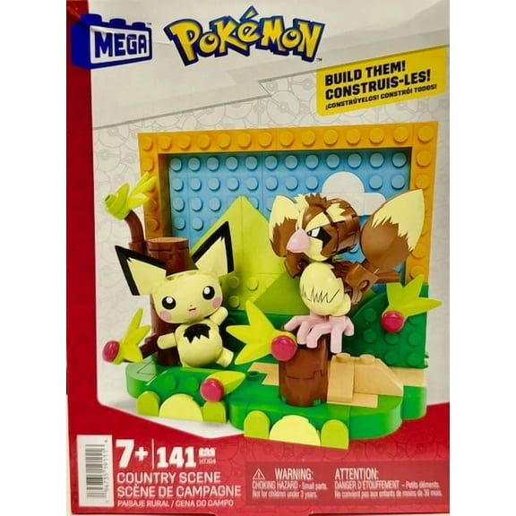 MEGA Pokmon Country Scene Building Toy Kits (141 Pieces)