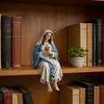 thumbnail image 3 of Easter Catholic Immaculate Mary Statue, Blessed Holy Mother Mary Renaissance Sculpture for Devout Home & Religious Decor,Blue,6.5cm, 3 of 6