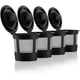 thumbnail image 1 of K Cup reutilizable negro K Cup reutilizable compatible con Keurig K-Classic K Cup reutilizable para cafeteras Keurig, 1 of 6